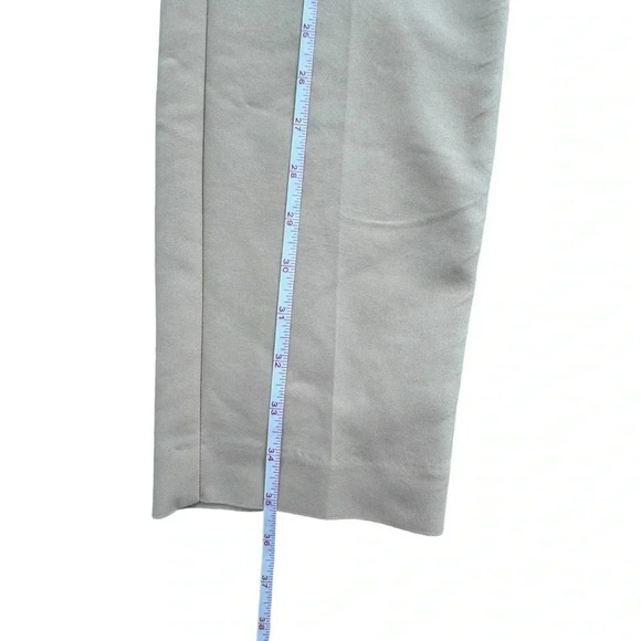 Express Tan/beige three-quarter length office work trousers pants. size 6 - Picture 12 of 14